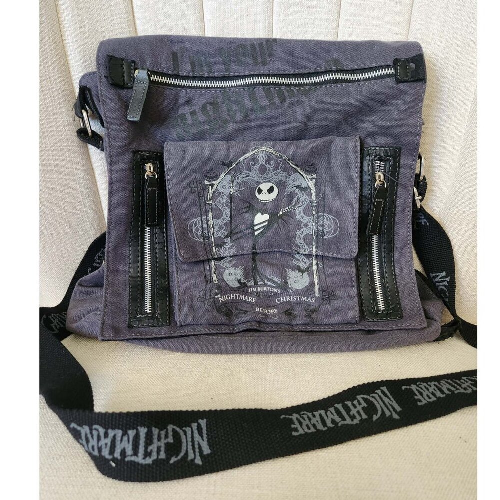 AS IS*** Jack SKELLINGTON Nightmare Before Christmas DISNEY PARKS messenger bag